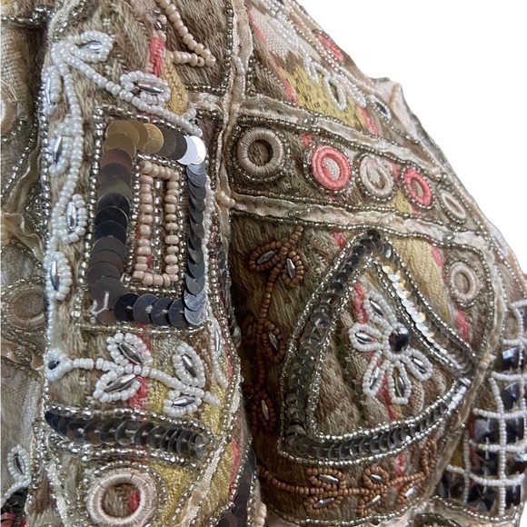 La Bellum Hillary Scott Embroidered Beaded Jacket XS - Picture 13 of 16